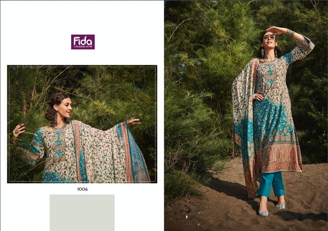 Fida Kavisha Kashmiri Wool Dress Material Collection
